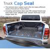 6 FT Truck Cap Rubber Weather Seal, Double Leaf Bottom Rear Door Frame Seal Strip with T-Channel for Car Camper Boat RV Truck Doors & Home