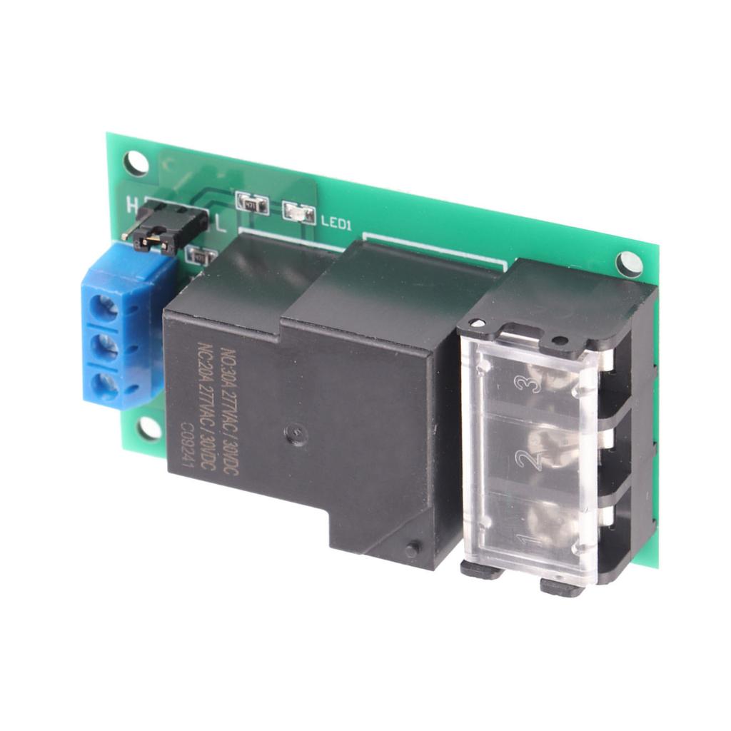 YYG-2 30A Relay Module Optocoupler Isolation Relay High Power One Way Relay Module High/Low Level Trigger DC 5/12/24V