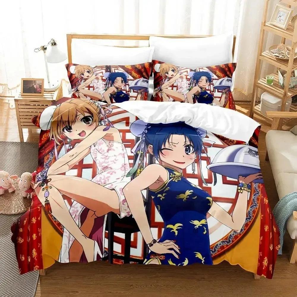 Toradora Bedding Set Single Twin Full Queen King Size Bed Set Adult Kid Bedroom Duvet Cover Sets 3D Print Anime Bed Sheet Set