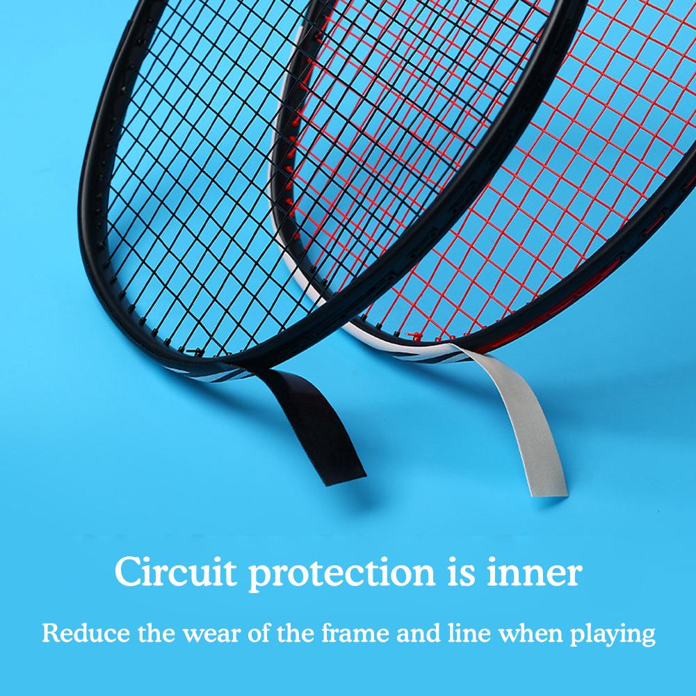 Wear Resistant Badminton Accessories Racket Head Protector Self Adhesive Tape Racquet Guard Racquets Durable Protective Sticker