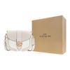 Coach Georgie 21 Monogram Print Color Block Canvas And Leather Wine God Bag Shoulder Bag Saddle Bag Crossbody Bag Small Women bags C2806-IMQQ4