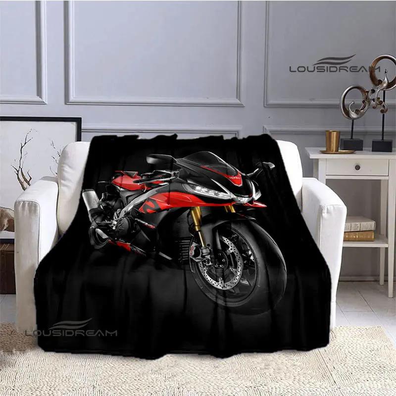Aprilia Motorcycle Logo Printed Blanket Children's Warm Blanket Soft and Comfortable Blanket Home Travel Blanket Birthday Gift