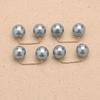 3 Stück künstliche Perlen Broschen Pins Pullover Schal Clips Taille Artefakt Sicherheitsnadel für Bankett Hochzeitskleider Röcke