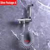 304 Edelstahl-Spritzpistole, Hand-Bidet-Sprühset, Hand-WC-Bidet-Wasserhahn-Sprühdusche, selbstreinigende Düse