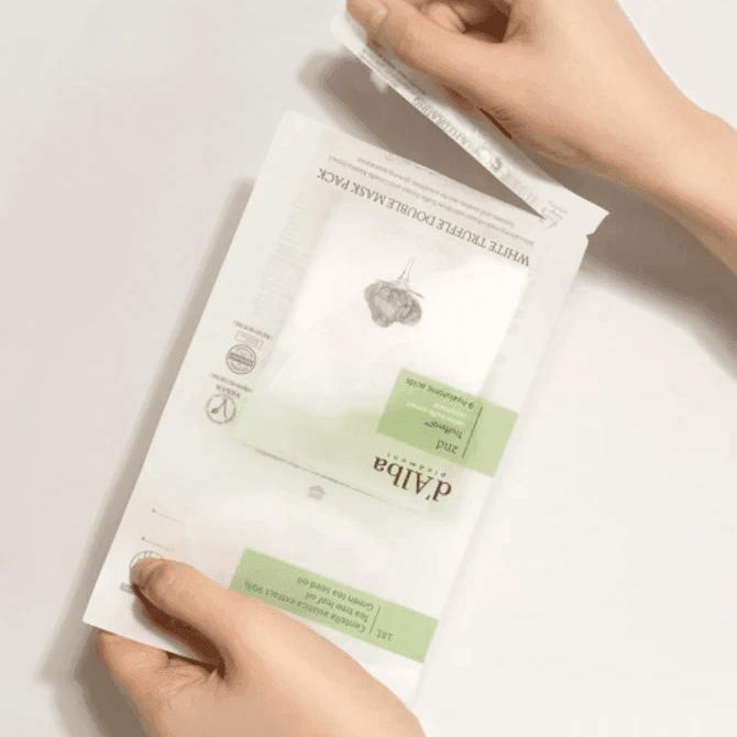 [d'Alba] White Truffle Double Mask Pack Calming & Hydrating 34.5g*8EA
