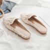 Geschlossene Zehenhalbhausschuhe Damen Outdoor-Hausschuhe Neue absatzfreie Halbhausschuhe Schuhe Slipper Muller Sandalen