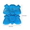 6 Cavities Silicone Resin Molds Ornaments Moulds Crafts Making Moulds King Shaped Silicone Material Hand-Making Tools