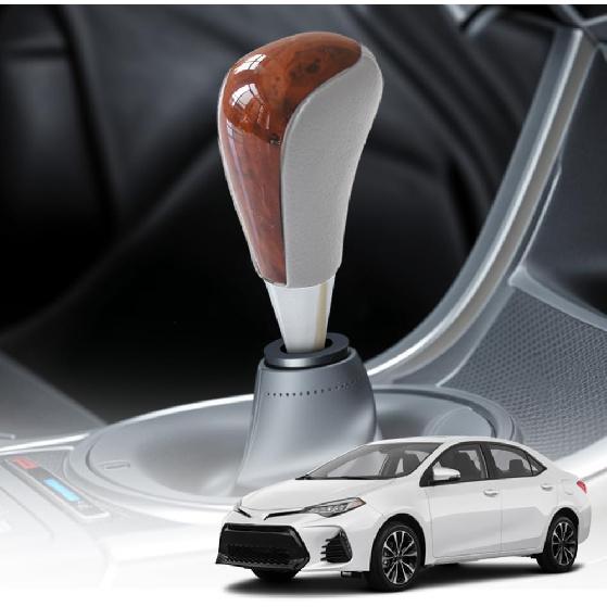 Wood Gear Shift Knob Car Automatic Wood Stick Shift Knob Compatible with Toyota 4Runner Camry RAV4 Solara Land Cruiser Avalon Venza Sienna Matrix