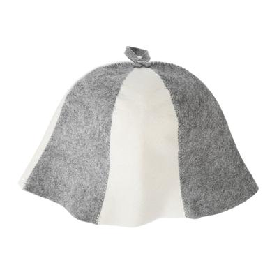Gorro de Sauna Absorción de Agua Transpirable Protección para la Cabeza Fieltro Gorro de Sauna Baño Gorro para el Pelo para Hombres Mujeres