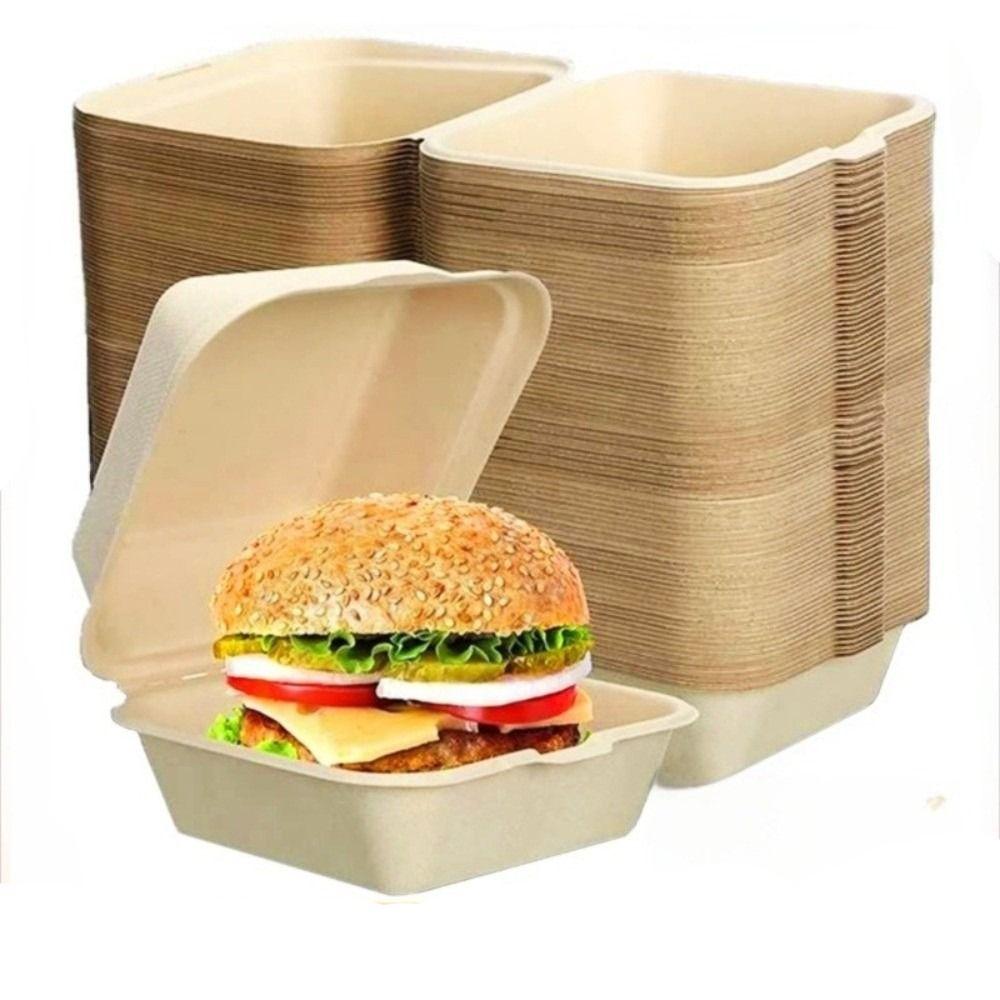 20pcs/set Food Containers Burger Box Baking Packing Dessert Container Bakery Supplies