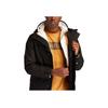 Timberland Outdoor Fleecegefütterte Drei-in-Eins Kapuzen-Logojacke Herrenjacke Schwarz A448C-001