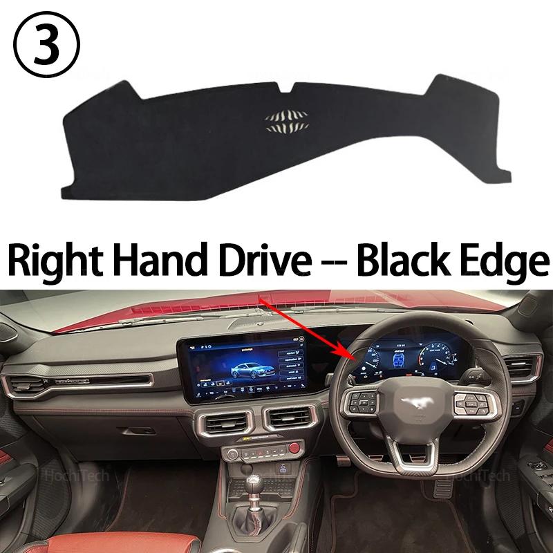 Car Dashboard Cover Avoid Light Pad trument Platform Cover Mat Carpet Accessories for Ford Mustang MK7 2024 2025 2026