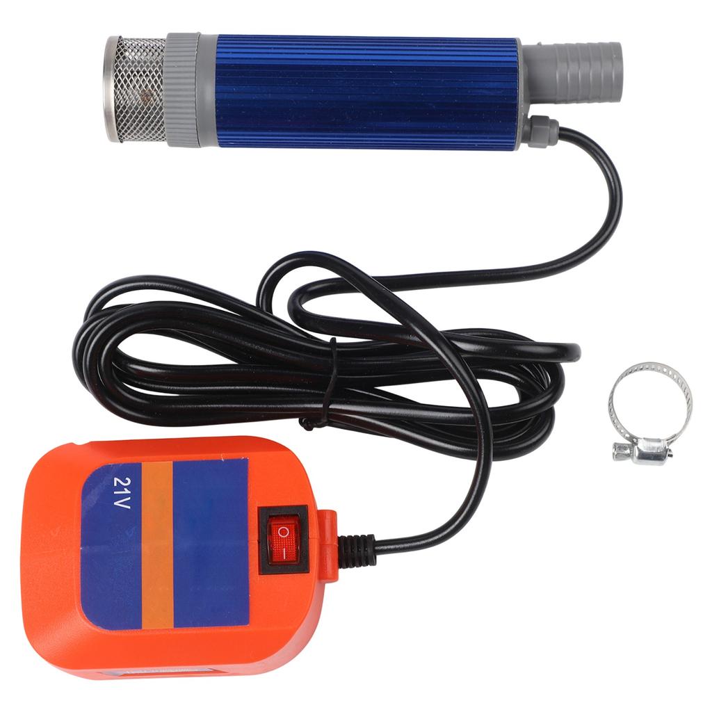 12V Cordless Lithium Pump 40 60L/min Flow Rate for Diesel and Oil Transfer 2 4m Cable and 4 6m Lift Capability Compact Size