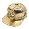 Big Size Crocodile Leatherpattern Baseball Cap Unisex Adjustable Trend Hip Hop Style Cross Skull Flat Brim Duck Tongue Hat