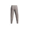 Under Armour Solid Color Fleece Cuffed Training Knit Pants Men pants Gray 1379692-294