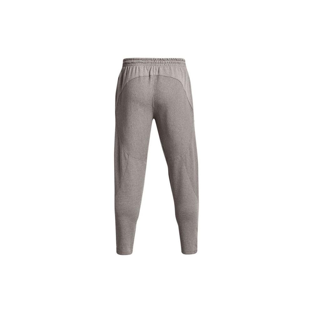 Under Armour Solid Color Fleece Cuffed Training Knit Pants Men pants Gray 1379692-294