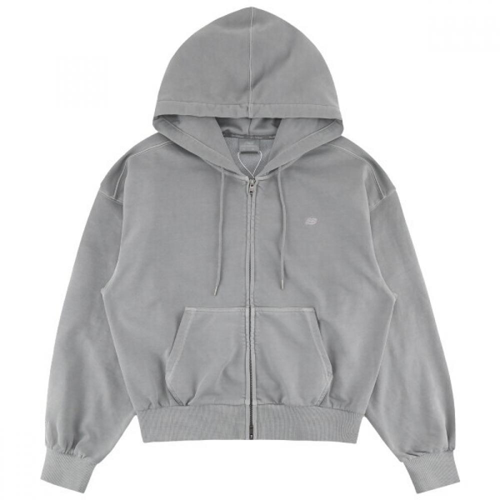 New Balance Women Essential Dying Hoodie Zip Nbmdg1w112 M(90)