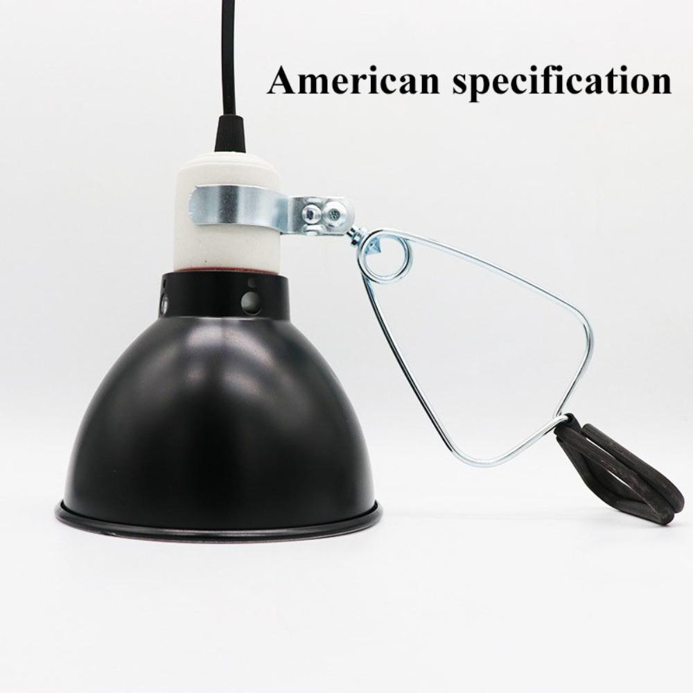 Black Pet Light Bulb Bracket 110-240V UVB Reptile Lamp Reptile Heating Lamp  Reptile Terrarium