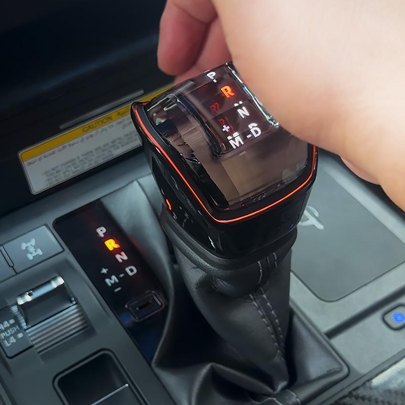 Buton schimbător de viteze Crystal Toyota Land Cruiser LC300 cu lumină ambientală