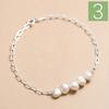 Trustdavis Luxury 925 Sterling Silver Sweet 8mm Baroque Pearl Chain Bracelet For Women Wedding Birthday Fine S925 Jewelry DA1653