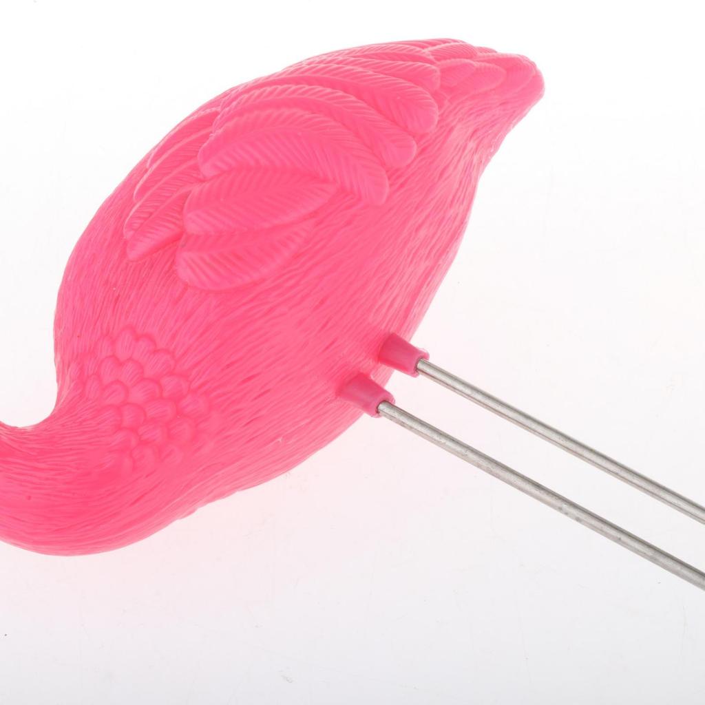Flamingo Stake ABS Lawn Sculpture Decorative Figure for Garden Outdoor Backyard and Festive Home Decor