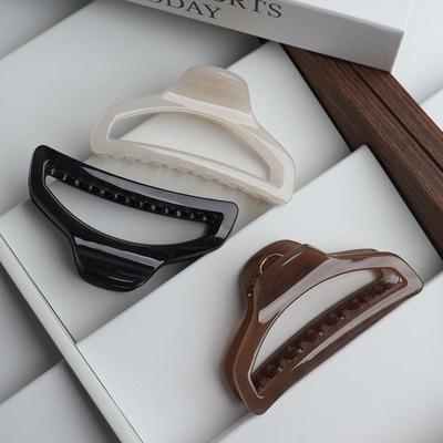 1 Stück Mittelgroß, Haarklammer, Haarspange, Weiblich, Hinterkopf, Greifspange, Französische Platte Haargreifer, Haaraccessoire, Premium