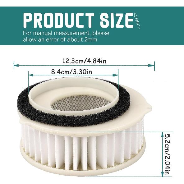 V-Star 650 Air Filter Fit for Yamaha V-Star 650 XVS650 Custom Drag Star 650 XVS650A Classic XVS650AT Silverado Vstar Custom XVS650 A DragStar Classic