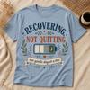 Recovery Motivation Graphic Tee , Getting Better Every Day , Burnout Recovery Workbook Shirt , Personal Development Motivational Gift Tee