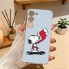 Cute S-Snoopy D-Dog Phone Case For Samsung A10 A12 A31 A40 A70 Transparent Cover