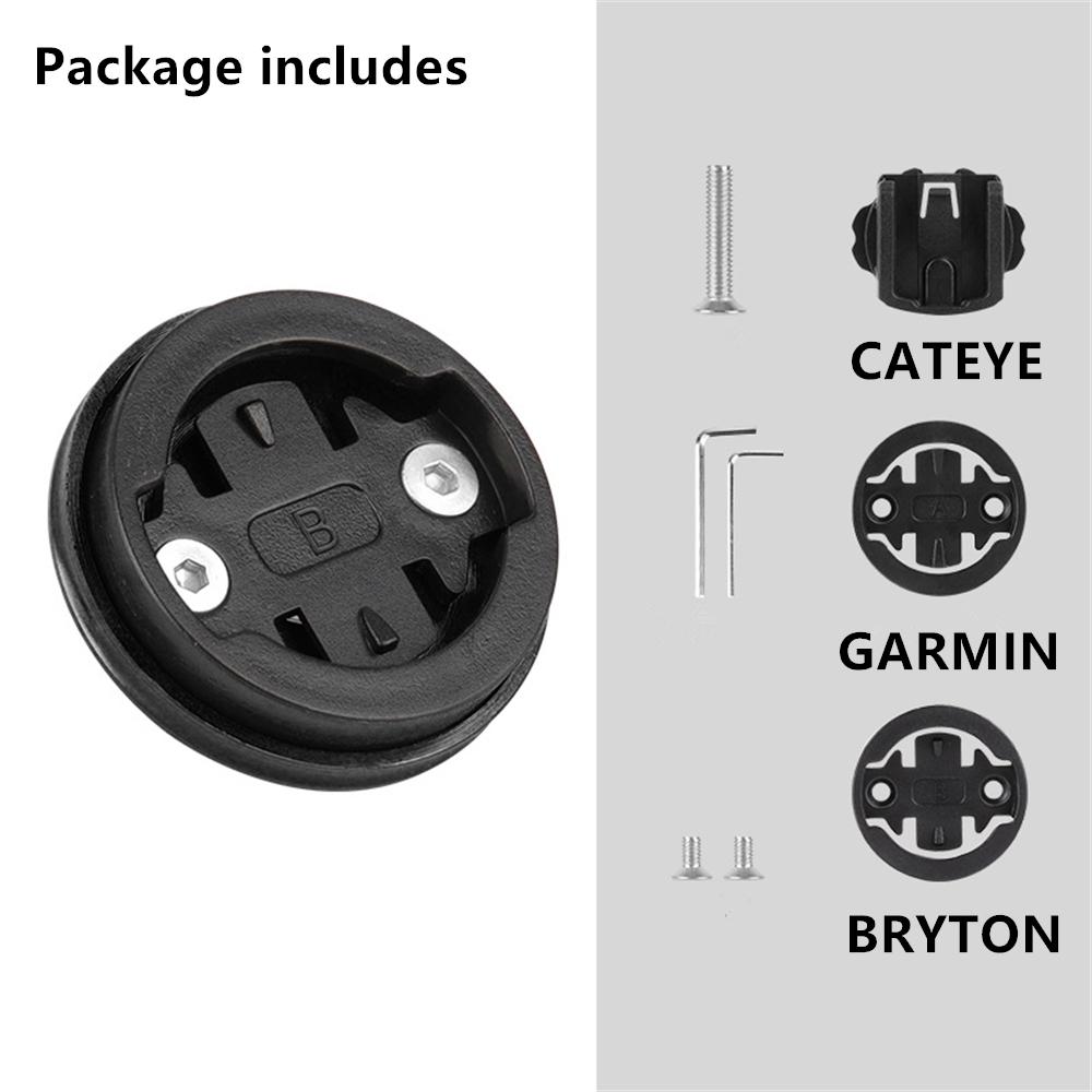 BKPTX Top Cap Computer Holder MTB Road Bike Stem For Garmin/Bryton/Cateye 28.6mm Bicycle Stopwatch GPS Speedometer Mount Bracket