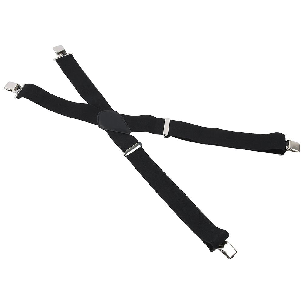 50mm Wide Suspenders Strap Clip X Type Elastic Heavy Duty Men S Strip Sling Decor