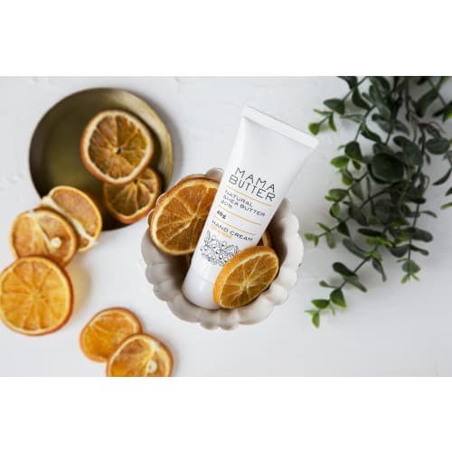 MAMA BUTTER Additive-Free Hand Cream, Orange [Highly Moisturizing with Shea Butter] 40g