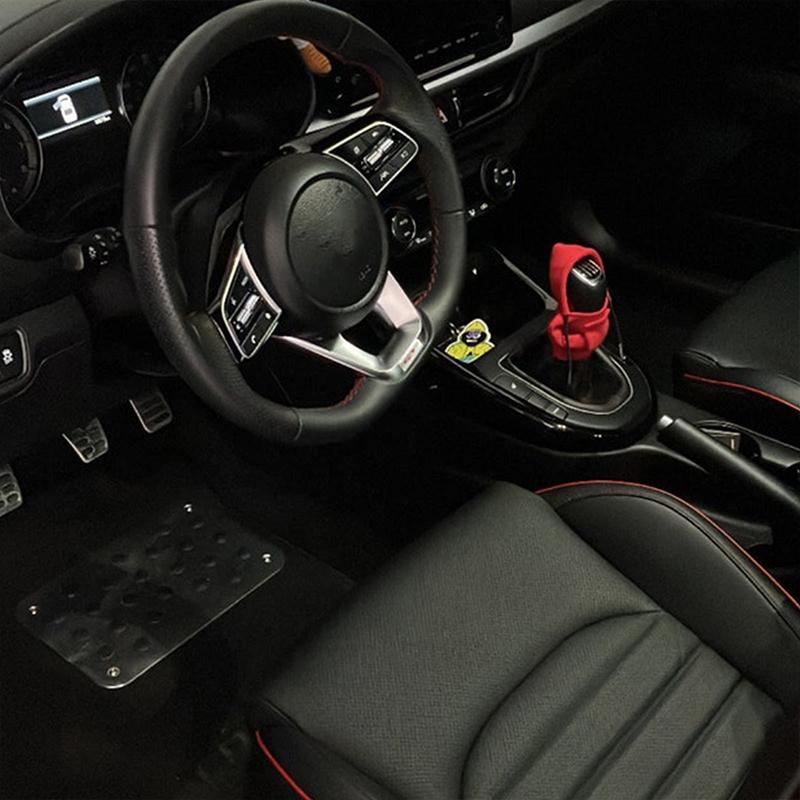Kapuzenpullover-Abdeckung für Auto-Gangschaltung, süßes Sweatshirt, Schaltknauf-Abdeckung, Schaltknauf-Griff-Dekoration, passend für manuelle, automatische Universal-Autoschaltung