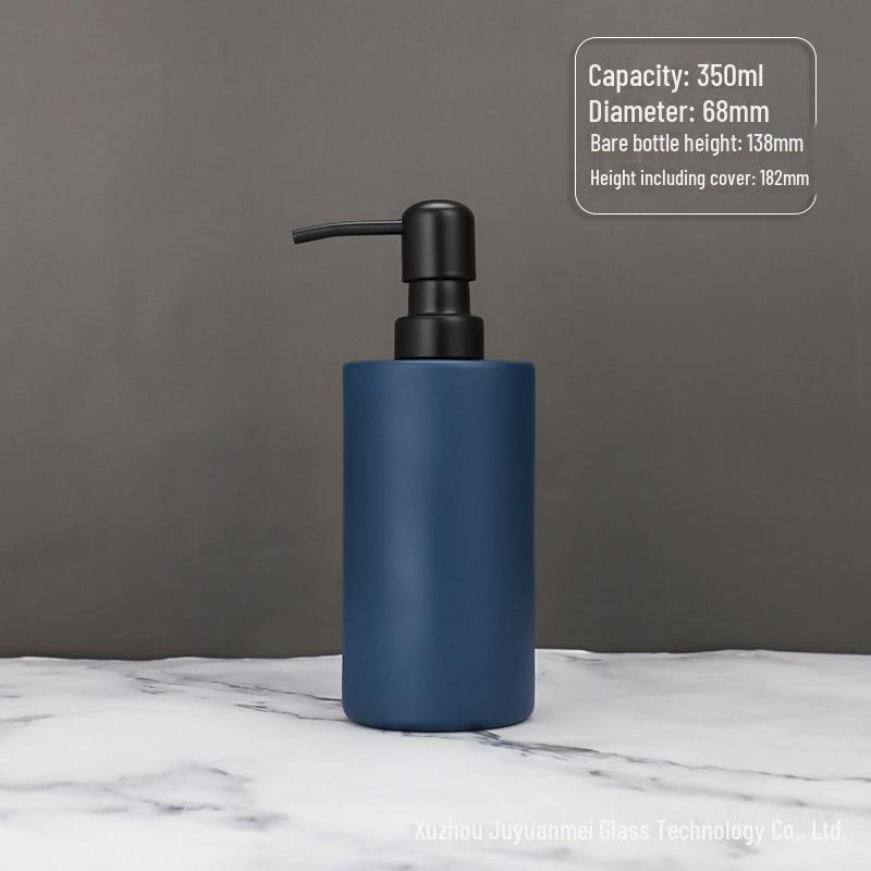 Nordic Style Glass Lotion & Soap Bottle for Home, Hand Sanitizer, and Hotel Shower Gel