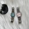 New Fashion Square Dial Ladies' Quartz Watch with Steel Band – Versatile and High-End