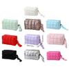 Puffer Makeup Bag Quilted Cosmetic Pouch for Women Large Travel Toiletry Organizer Suitable for Various Occasion
