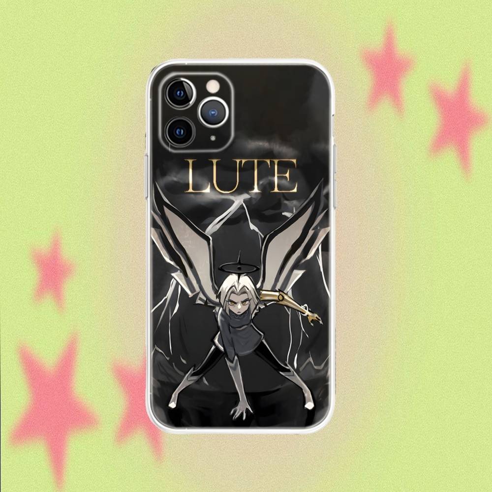 

Lute H-HazbinS Transparent Clear Soft Phone Case For iPhone 17,16,15,14,13,12,11,Air,X,XR,Pro,Max,Plus Cover iPhoneXSMAX