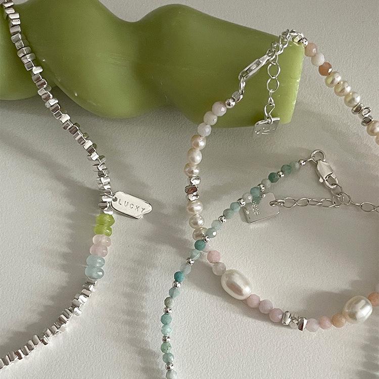 Women's Retro Crystal Pearl & Silver Bracelet - Simple, Versatile, Fashionable