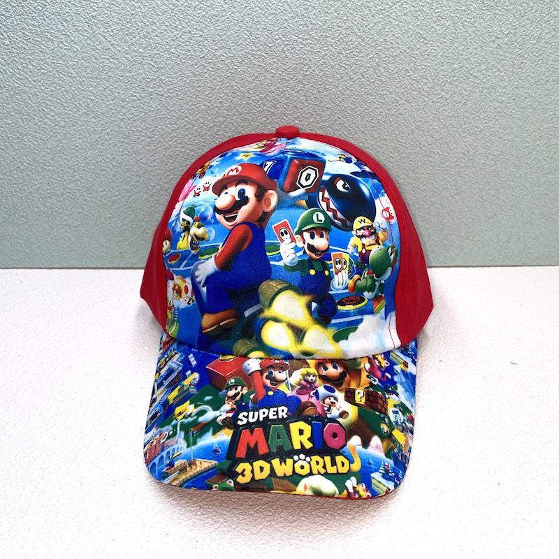 

Кепка бейсболка с мультяшным узором Супер Марио, регулируемая хип-хоп шляпа, солнцезащитная шляпа Nintendo MarioD