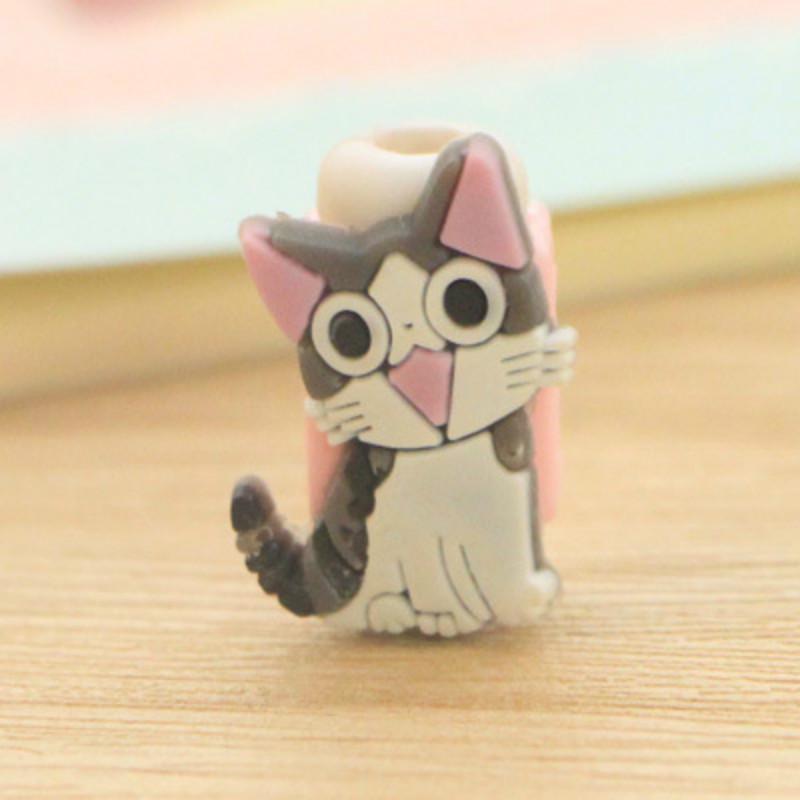 Cute Cartoon Expression Ochranný kryt kabelu Chránič kabelu sluchátek