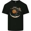 A Japanese Syle Tree On a Moon Fantasy Mens Cotton T-Shirt Tee Top Unisex T-Shirt Graphic Tee