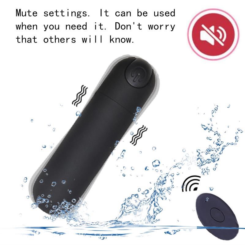 Wireless Remote Control Bullet Vibrator G Spot Vaginal Stimulator Clitoral Masturbator Dildo 10 Speed Anal Massager For Women