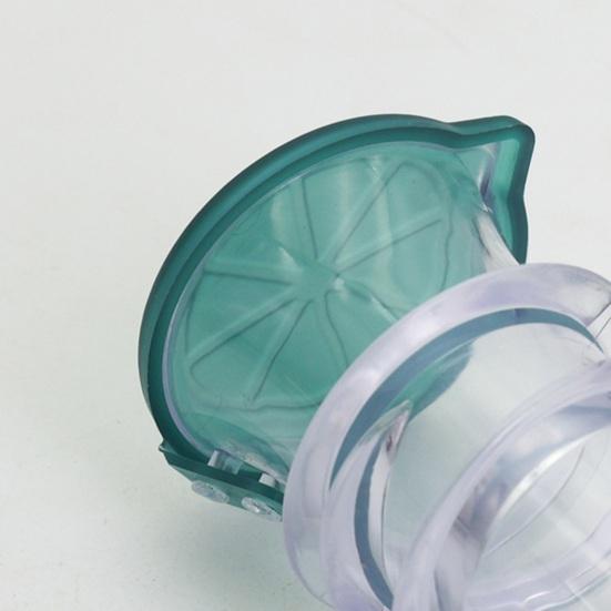 Lemon Squeezer Manual Juicer Food Grade Transparent Citrus Press with Lid Lemon Juicer for Seasoning Cooking Cocktails