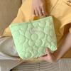 Sweet Flower Women's Quilting Cosmetic Bag Large Capacity Ladies Love Makeup Case Female Travel Storage Bags Clutch Handbags