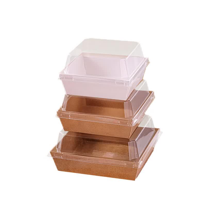 Multi-Purpose Clear Lid Dessert & Sandwich Packaging Box