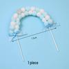Pom-pom & Star Cake Toppers with 3D Clouds - Festive Birthday Table Decor
