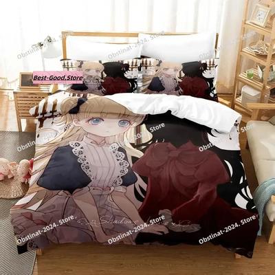 SHADOWS HOUSE Bettwäsche-Set Einzelbett Twin Full Queen King Size Bettwäsche-Set für Erwachsene Kinder Schlafzimmer Bettbezug-Sets 3D Anime Bettlaken-Set