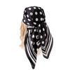 French polka dot simulation silk high-end large square scarf silk scarf printed shawl decorative scarf sunscreen scarf headscarf scarf