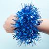 6 Stück Cheerleading-Pompons, elastisches Armband, Pferdeschwanzhalter, Haarseile, Party-Kostüm, Geschenke in Großpackung für Teamfeier, Volleyballspiel