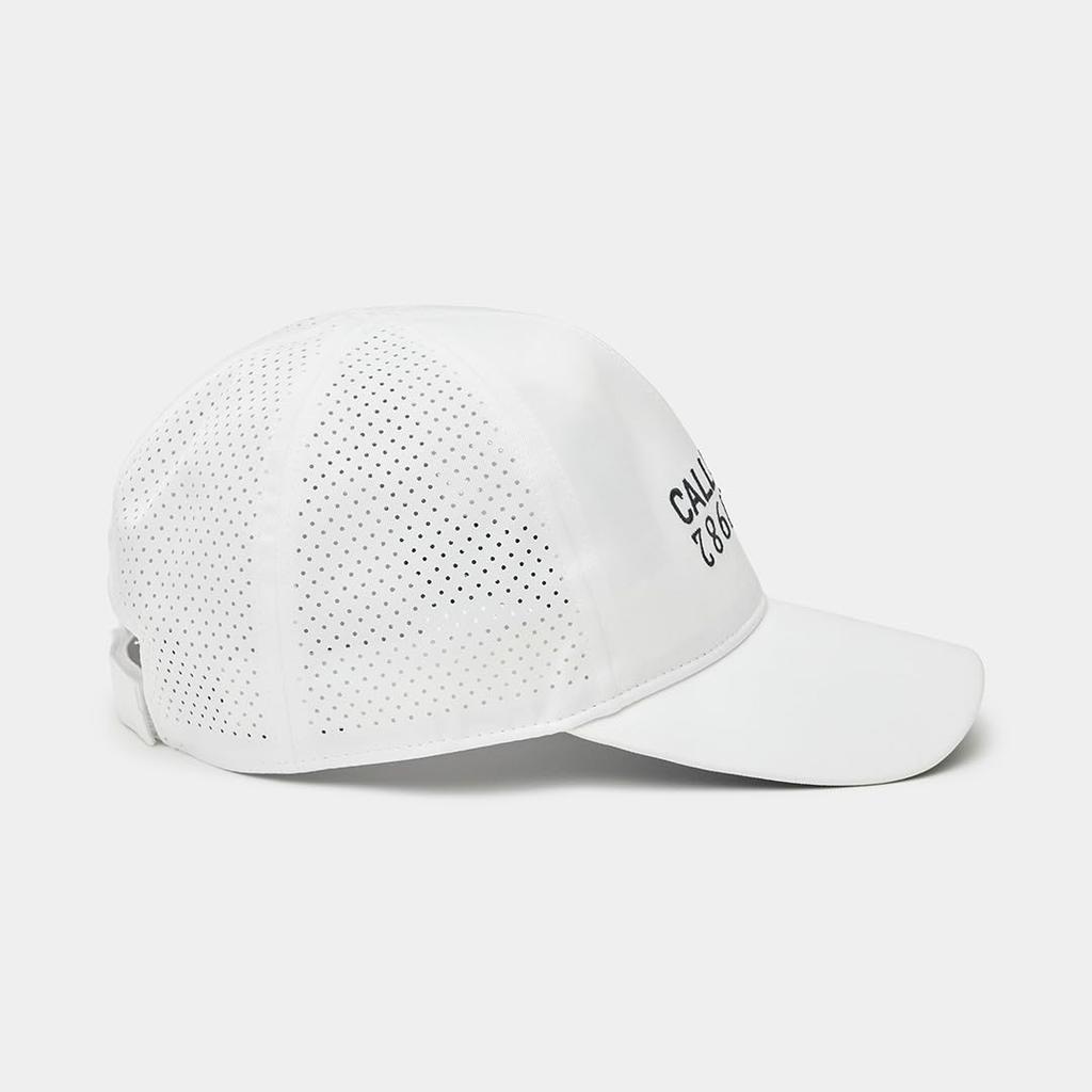 Lightweight Perforated Soft Functional Sweatband and [Callaway] Cap, Mesh, Brim, (Moisture-wicking Quick-drying), Golf, C26191104, Men's